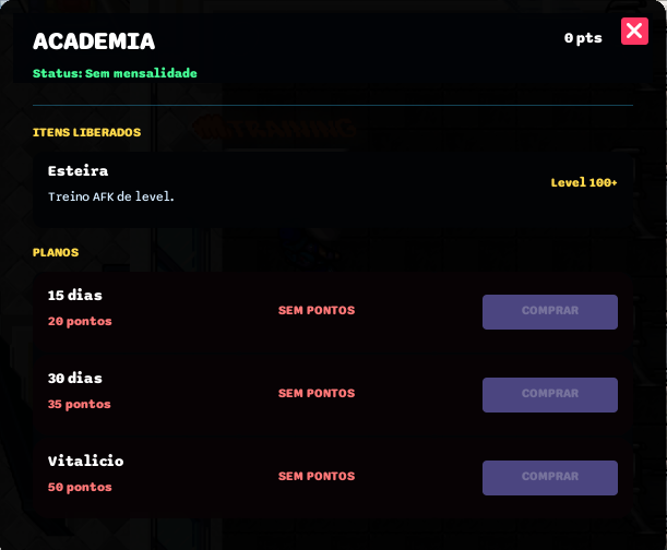 Academia Afk System